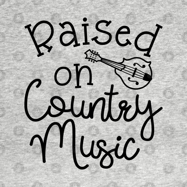 Raised On Country Music Mandolin by GlimmerDesigns